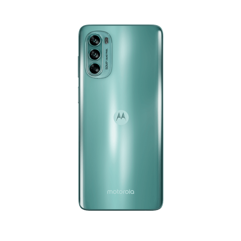 Moto G62 Azul parte trasera