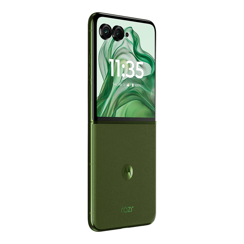 MotorolaRazr50Ultra-VerdeNori-DynBacksideRightOpen